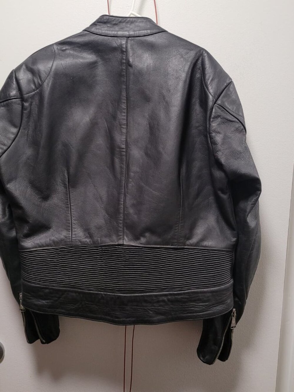 HARRO Black Leather Motorcycle Combi Size 52 - Picture 4 of 9